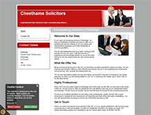 Tablet Screenshot of cheethamssolicitors.com